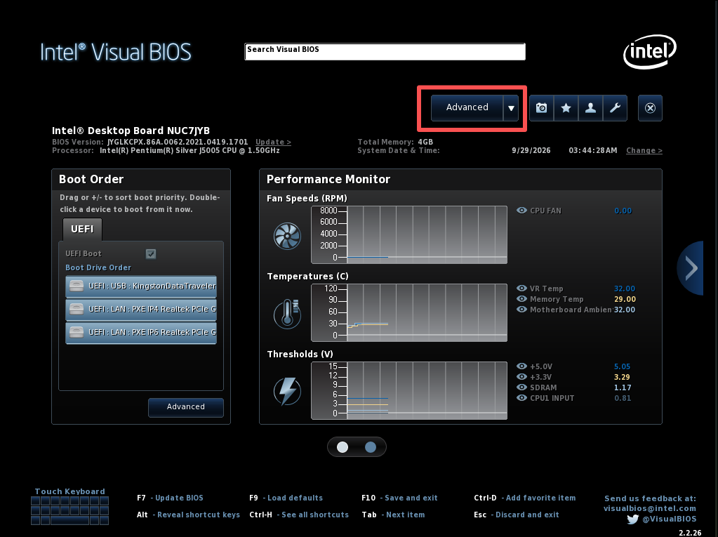 Q10531 | How to Configure Auto Power‑On After AC Power Recovery